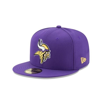 Minnesota Vikings Gorra | New Era NFL 59fifty Fitted Cap Mexico - Morados